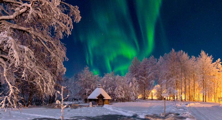 Noorderlicht boven Finland